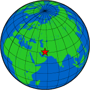 Global view of quake